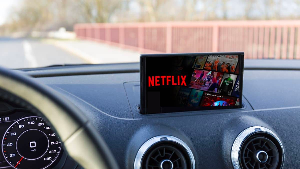 Ver Netflix en el auto